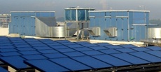 image of solar panels and L-DCS dehumidifier in the background